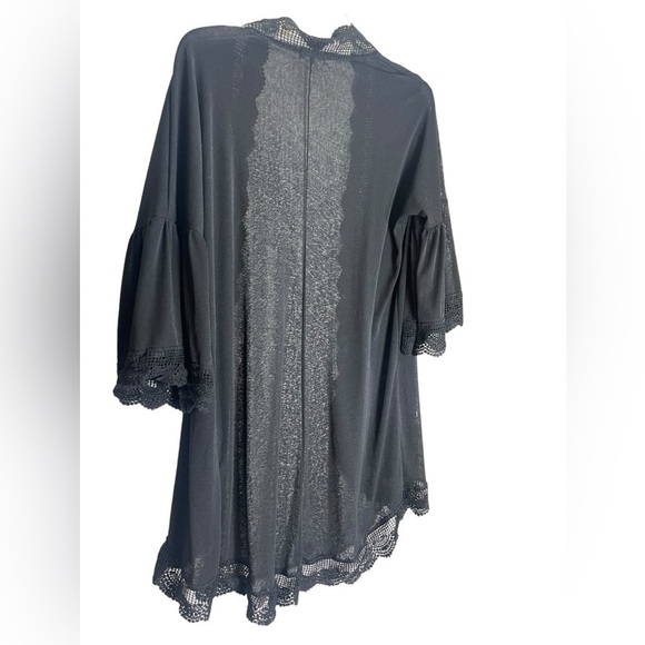 Spadehill open front kimono / cover up. Lace detail. Size 2XL GUC - Picture 4 of 7